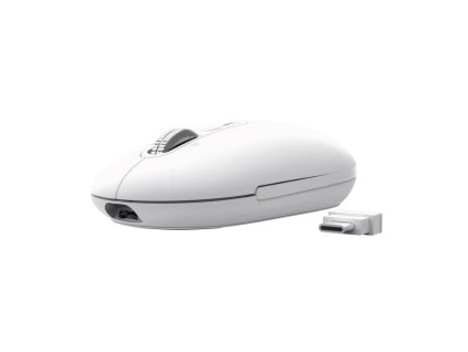 TRUST Myš Seron Hyperscroll Slim, Bezdrátová, bílá