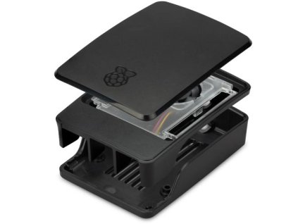 RASPBERRY case Original černá s chladičem pro Raspberry Pi 5