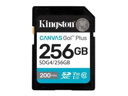 KINGSTON SD card SDXC 256GB Canvas Go! Plus