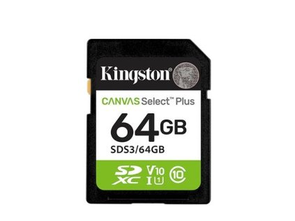 KINGSTON SD card SDXC 64GB Canvas Select Plus