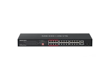 Mercusys MS126CP 24xFE PoE+ 2xGb rack switch