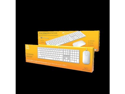 Wired USB-C Keyboard & Mouse Apple Silver UK