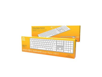 Wired USB-C Keyboard Apple Silver Czech/Slov