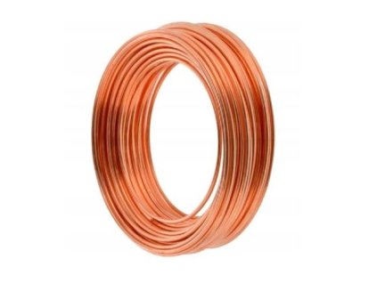 Drát uzemňovací, průměr 8 mm, materiál:měď