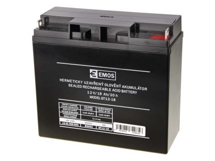 EMOS Akumulátor GT12-18 12V/18Ah