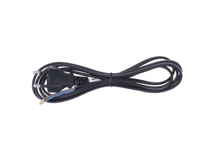 EMOS Flexo 2m PVC oválná 2x0,75 vidlice plochá černá