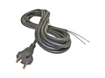 EMOS Flexo 3m pryž kulatá 2x1 vidlice rovná černá