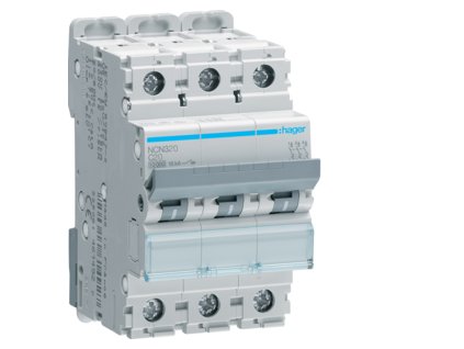 HAGER Jistič 20C/3 NCN320 10kA