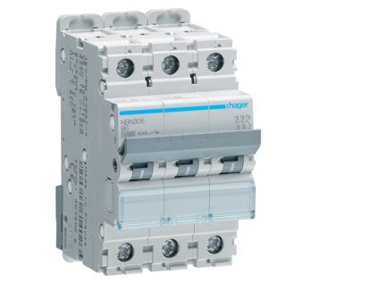 HAGER Jistič 6B/3 NBN306 10kA