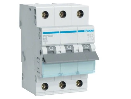 HAGER Jistič 16B/3 MBN316 6kA