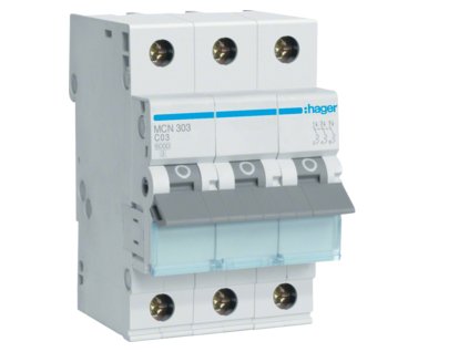 Jistič 3C/3 MCN303 6kA HAGER