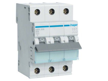 HAGER Jistič 6B/3 MBN306 6kA