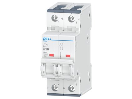 OEZ Jistič 16C/2 LTN 10kA