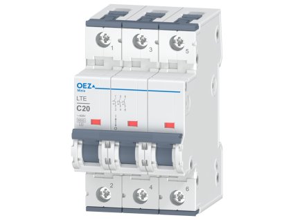 OEZ Jistič LTE-20C-3 6kA