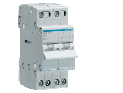 Přepínač SFT225 25A 2P I-0-II