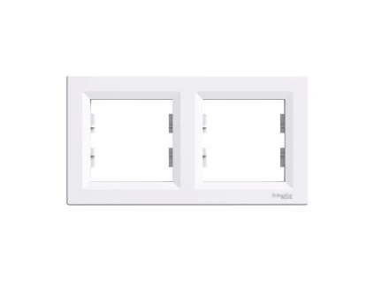 SCHNEIDER Rámeček Asfora dvojnásobný bílá