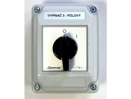 SPAMEL Spínač LK 40/2.8211 40A 0-1 3p OB2 IP65