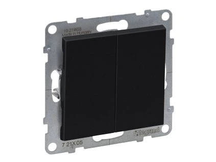 LEGRAND Spínač SUNO 721405 č.5 sériový IP20 černá