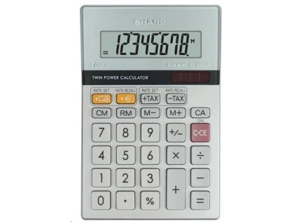 SHARP kalkulačka - EL330ERB - stříbrná
