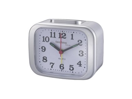 TechnoLine Modell XL analogový budík, stříbrný