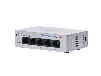Cisco switch CBS110-5T-D (5xGbE, fanless)