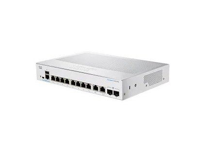 Cisco switch CBS350-8T-E-2G-EU (8xGbE,2xGbE/SFP combo,fanless) - REFRESH