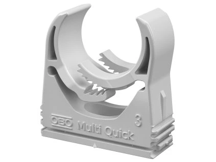 OBO BETTERMANN Příchytka Multi-Quick 25-28,5mm PA světle šedá