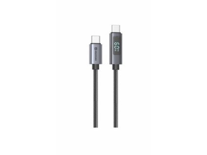 SWISSTEN LCD KABEL USB-C / USB-C 1 M ČERNÝ