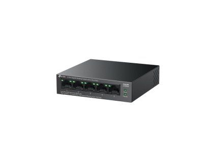 Switch TP-Link LS105GP 1x GLAN, 4x GLAN s PoE+, 65W
