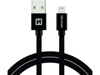 SWISSTEN kabel TEXTILE USB / USB-C 1,5 M BÍLÝ