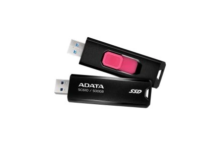 ADATA Externí SSD 500GB SC610, USB-A 3.2, černá