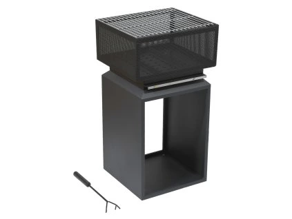 Ohniště Cattara CUBE s mřížkou 74cm
