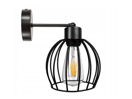 31890 nastenna lampa kinkiet e27 kula cerna