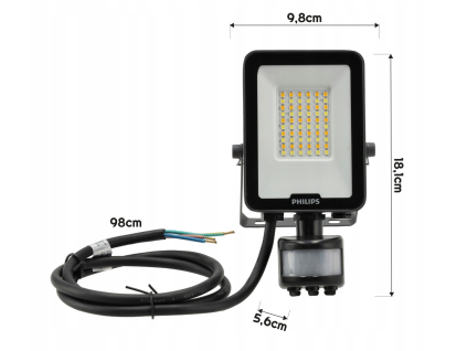 52696 led reflektor philips 20w 2400lm cct s pohybovym senzorem