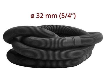 Hadice v metráži O 5/4" (32 mm) - díl 1 m černá