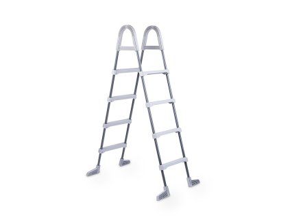 Schůdky k bazénům - výška stěny do 1,22 m - šedé