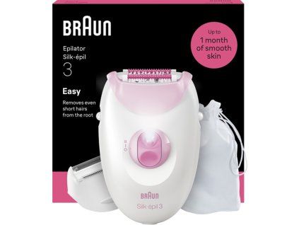 Braun Silk·épil 3 3-033, Růžová