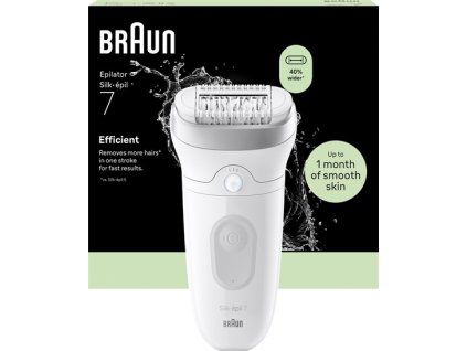 Braun Silk·épil 7 7-000, Stříbrná