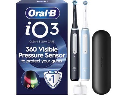 Oral-B Series iO 3 Duo Black\Ice Blue