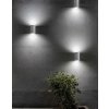 Svítidlo Nova Luce CADMO R WALL GREY 2 nástěnné, IP 65, 2x3 W