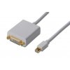 Digitus kabelový adaptér DisplayPort, mini DP - DVI (24 + 5) M / F, 0,15 m, kompatibilní s DP 1.1a, CE, wh