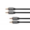 Kabel Audio Kruger&Matz KM0304 2RCA-2RCA Cinch 1m