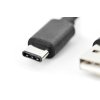 Digitus Připojovací kabel USB C na A 1,0 m, 3A, 480 MB, verze 2.0