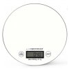 Kuchňská váha Esperanza Mango 5kg/1g, bílá, kulatá
