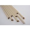 EURO STRAWS - Přírodní bambusové brčko Bobba 12x230mm, 80ks, jednotlivě balená