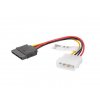 LANBERG MOLEX(M)->SATA(F) CABLE 15CM