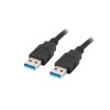LANBERG USB-A M/M 3.0 kabel 1M černý