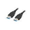 LANBERG USB-A M/M 3.0 kabel 1.8M černý