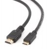 GEMBIRD Kabel HDMI-HDMI mini 1,8m, 1.4, M/M stíněný, zlacené kontakty, černý