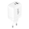 Adaptér Jupio Dual USB GaN Charger 30W - zásuvka/USB + USB-C